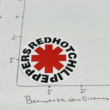 NEW  RED HOT CHILI PEPPERS Rock Band Music Vinyl Sticker Decal   w/ Tracking  