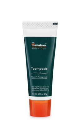 Himalaya BOTANIQUE Herbal MINT Neem & Pomegranate Toothpaste .74 oz -NEW W/O BOX