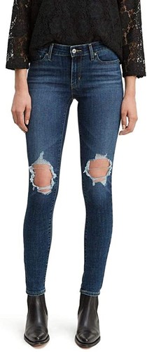 Levi's Women's 711 Skinny Jeans In Lapis Maui Breeze Blue #18881-0452 | eBay