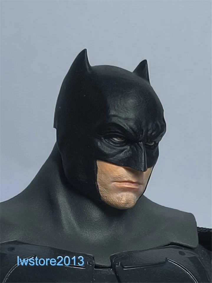 1:12 heroes Bruce Wayne Ben Affleck Head Sculpt For 7" Male MF Figure Body Toys - Image 2 of 4
