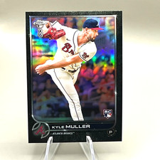 2022 Topps Chrome Ben Baller Kyle Muller  #70 Braves A's RC rookie card. rookie card picture