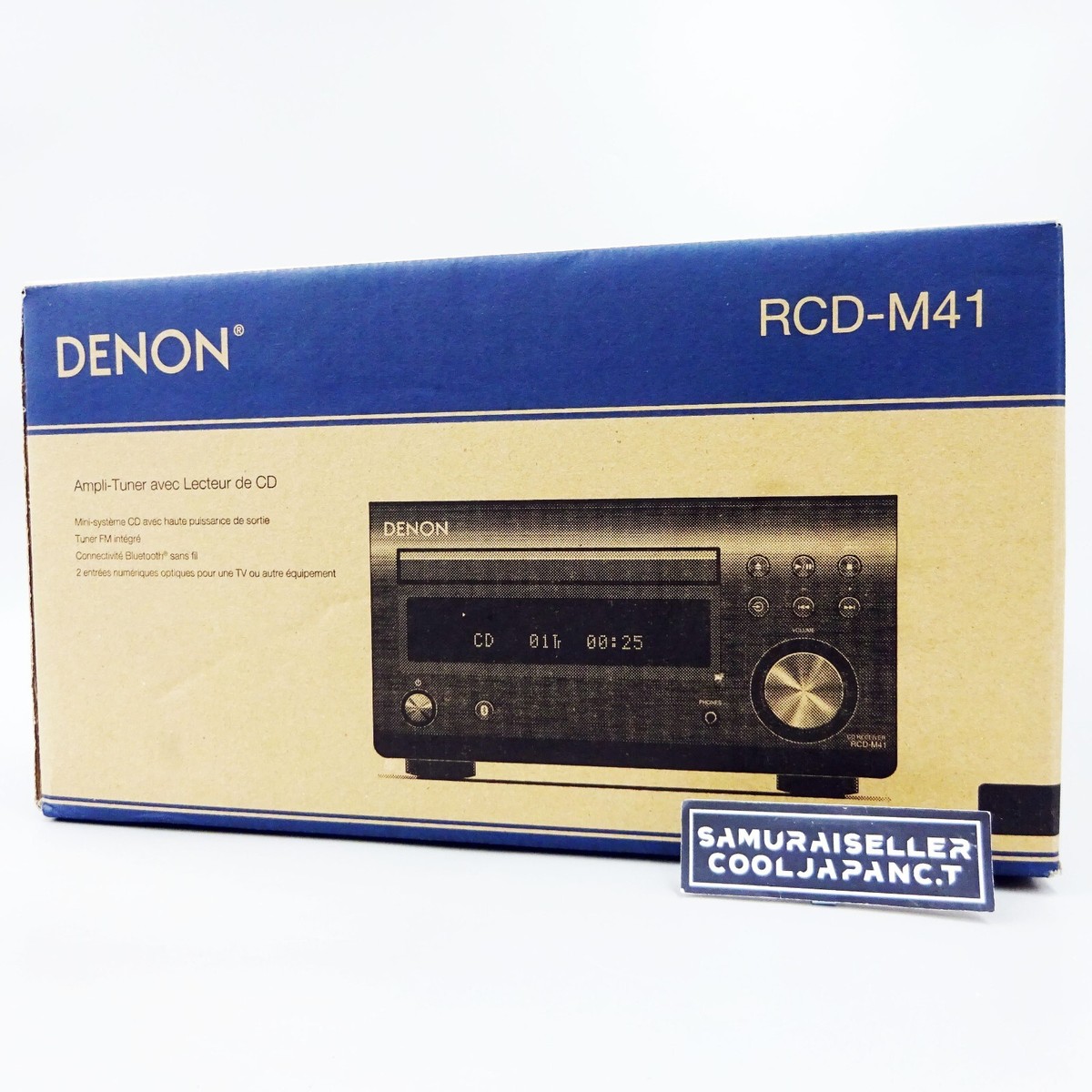 Denon RCD-M41 Radio Discrete Power Amplifier Bluetooth CD 76MHz to