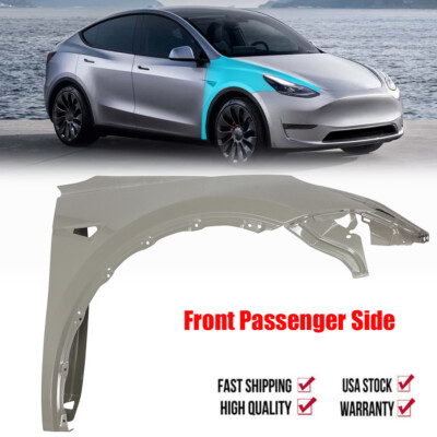 New Front Passenger Side Fender For Tesla Model Y 2020 2021 2022 2023 Primed