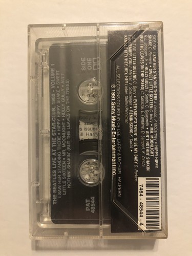 The Beatles “ Live At The Star Club 1962 vol 1” Cassette Tape PAT 48544 - Picture 9 of 10