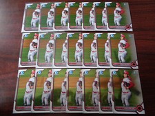 2022 Bowman Chrome Christian Roa #BCP-130 1st Year ROOKIE CARD Lot of 21-REDS