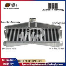 Twin Turbo Trttc9 Intercooler 1300hp 25 For Corvette Camaro Viper Lsx Aluminum