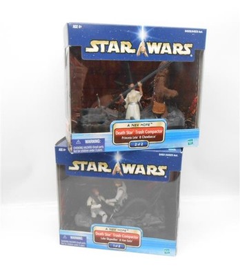 Star Wars A New Hope Todesstern Müllpresse mit Dianoga Diorama Set 1 & 2 /R25F1