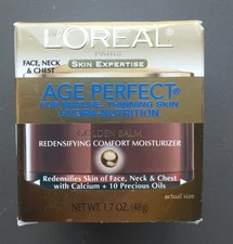 NEW Loreal Age Perfect Hydra-Nutrition Golden Balm 1.7oz Face Neck Chest L'oreal