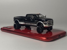 I/64 Customized / Lifted Dodge Ram 3500 Dually Diecast Model Toy Pickup Truck