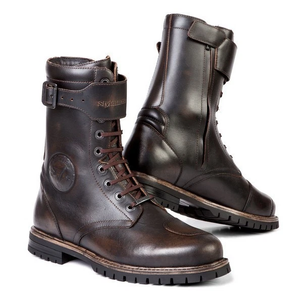 Stivali Urbani Unisex Colore Marrone – Comodi, Con Lacci E Suola In Gomma - 2