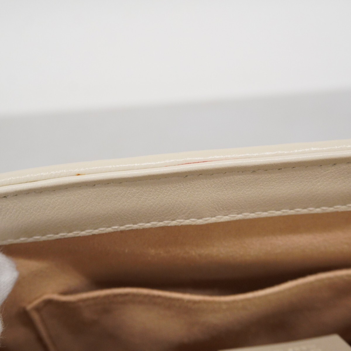 GUCCI Hand Bag GG Marmont 583571 Leather Navy White Silver Hardware 2 Way 324526 thumbnail 7