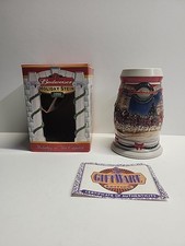 Budweiser 2001 Holiday Beer Stein Collector s Series Original Box & COA