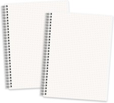 Dotted Journal Notebook, 160 Pages per Pack, B5 Size 7.6''  10'' 