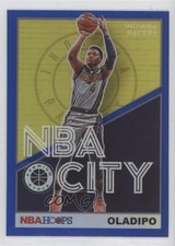 2019-20 Panini NBA Hoops Premium Stock NBA City Blue Victor Oladipo #24 0v82