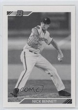 2020 Bowman Heritage Prospects Black & White Nick Bennett #BHP-140 06c5