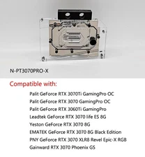 Granzon GPU Water Block For Palit GeForce RTX 3070/3060Ti GamingPro OC