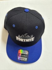 Fortnite Gaming Hat Black Blue Baseball Cap Adjustable Snapback Unixes New Tags