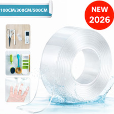 Nano Strong Clear Double Sided Grip Tape Traceless Removable Washable Adhesive