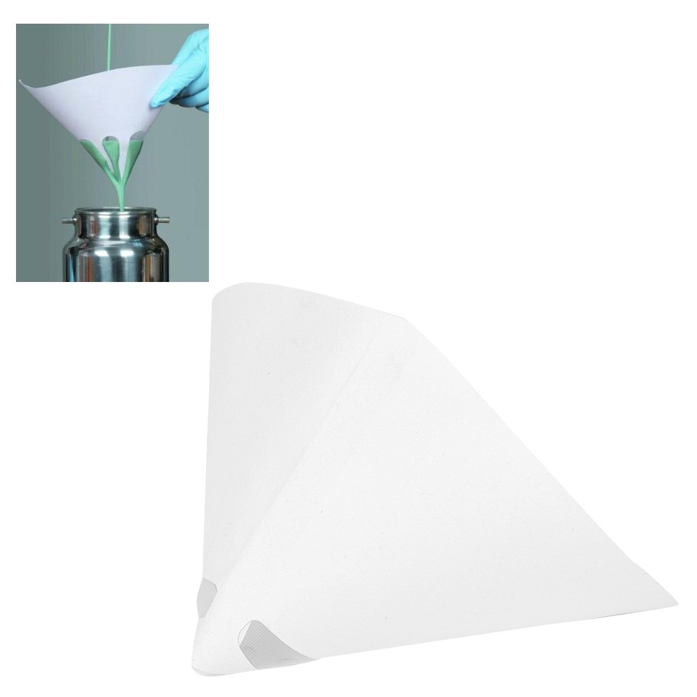 60pcs 100 Mesh Paper Paint Strainer Conical Fine Filter Coating Cone Funnel☜