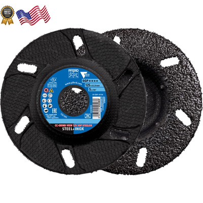 Pferd CC-Grind  View Grinding Disc   5'' x 7/8'', SGP STEELOX VICTOGRAIN  Ceram