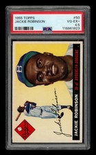 1955 Topps Set-Break # 50 Jackie Robinson PSA 4.5 VG-EX+
