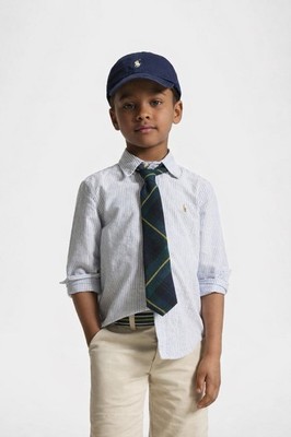 Polo Ralph Lauren Classic Fit Striped Oxford Shirt.   Size 10/12 boy   NWOT