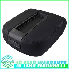 Black Center Console Armrest Lid Fit For 07-14 Tahoe Silverado Gmc Yukon Sierra