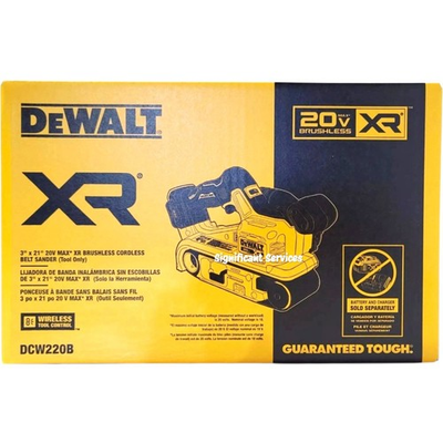 #ad DeWALT DCW220B 20V MAX Li Ion Belt Sander Cordless Brushless Tool Only $239.00
