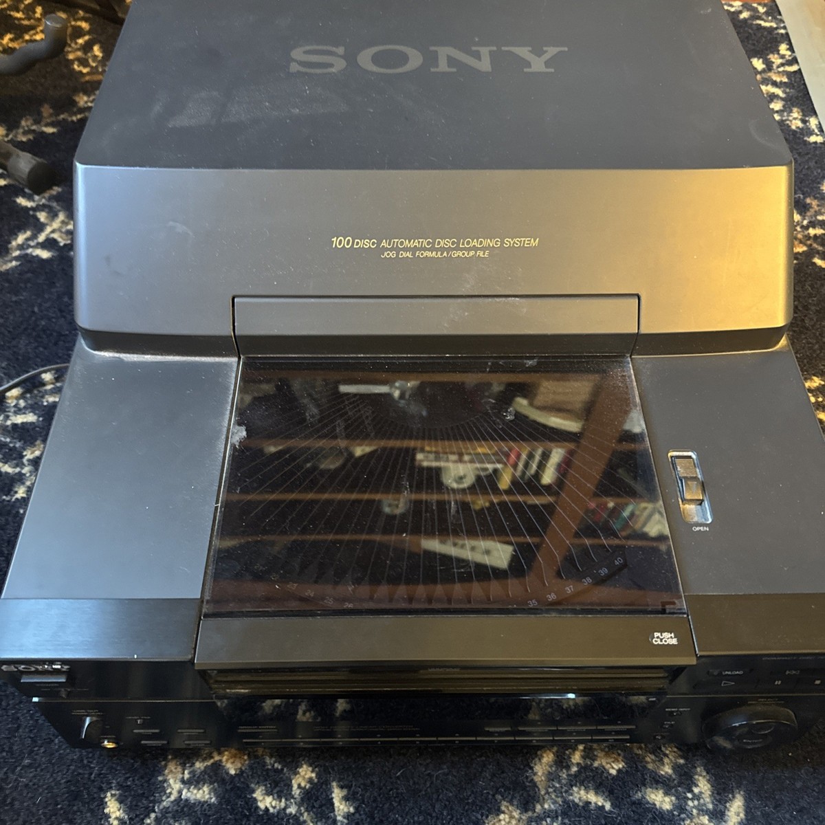 SONY⭐︎100連装CDチェンジャー［CDP-CX100］ SONY CDP-CX100 100 Disc CD Automatic Changer Player No