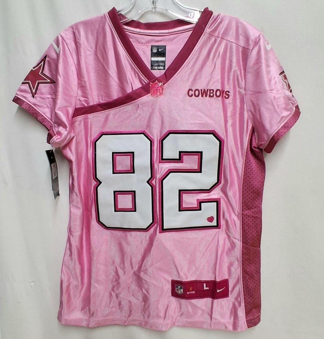 Nike Dallas Cowboys Jason Witten #82 Pink Breast Cancer Awareness