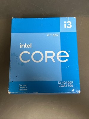 Intel Core i3-12100F Desktop Processor - 4 Cores (4P+0E) & 8 Threads - Up to 4 6