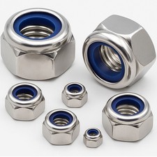 Sicherungsmutter DIN 985 | Selbstsichernde Mutter Edelstahl A2 rostfrei M2,5–M24