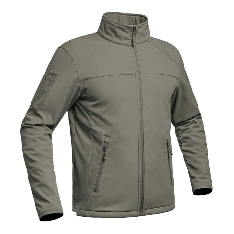 VESTE SOFTSHELL FIGHTER VERT OLIVE MILITAIRE PAINTBALL AIRSOFT ARMEE OPEX PARA - Photo 2/4