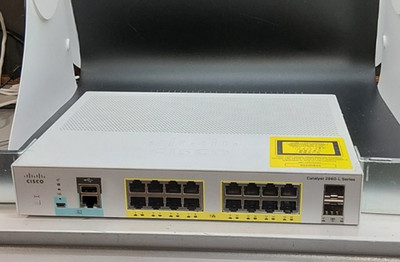 Cisco Catalyst 2960-L Series 16-Port PoE+ GBE Ethernet Switch WS-C2960L-16PS-LL