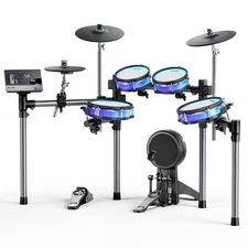 Donner DED Series Electric Drum Kit Electronic Drum Set With Melodics Lessons