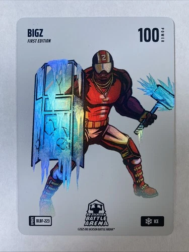 BIGZ (Zion Williamson) Blizzard Battlefoil ICE Bo Jackson Battle Arena #BLBF-233