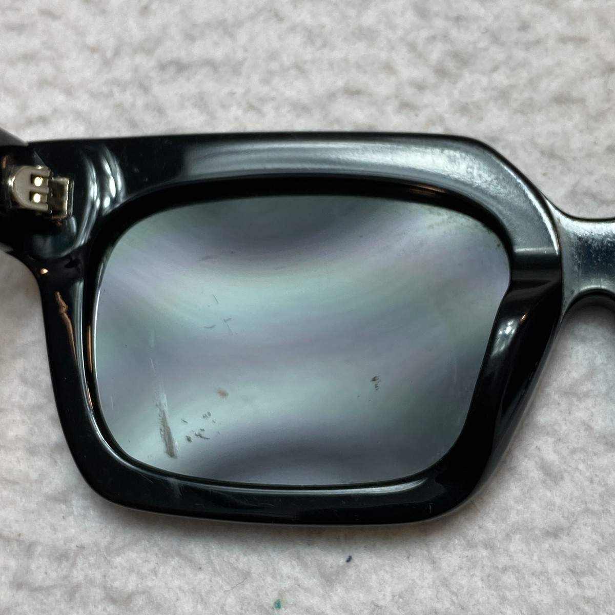 OFF WHITE OW40001U Sunglasses 68J Black Rectangle 57-19-145 | eBay