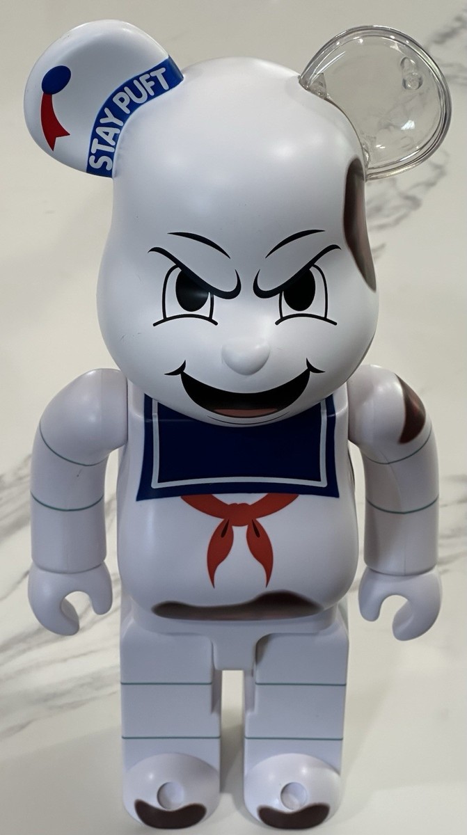 Medicom Toy Bearbrick Stay Puft Marshmallow Man Anger Face 400% Be