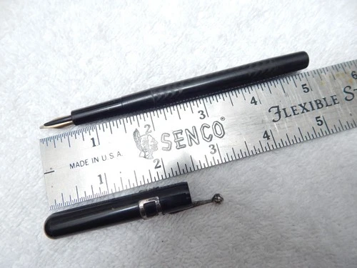 LOT# 108E. VTG MABIE TODD SWAN 1500 EYEDROPPER FOUNTAIN PEN. STUB NIB. image 12