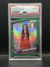 #140 Georgia Amoore 2025 Panini Prizm WNBA Green