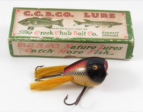 Leurre en bois vintage Creek Chub Shur-Strike Pikie Minnow