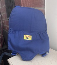 Build A Bear Workshop Bear Soft Backpack Blue Pet Baby Doll Carrier BAB 11x8