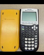 Texas Instruments TI-84 Plus Graphing Calculator Tested Working with Cover READ 