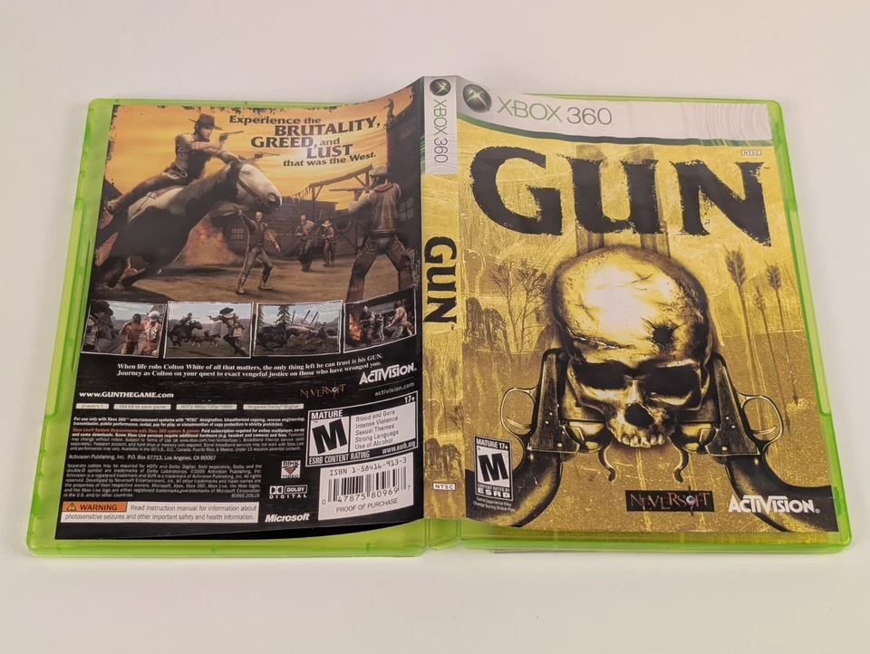 Gun (Microsoft Xbox 360, 2005)➡️CIB Complete - Tested - Excellent 📀! - Image 4 of 4