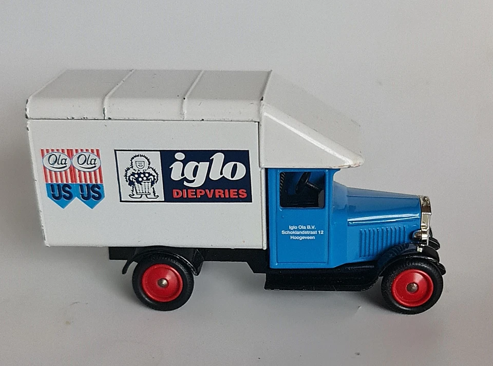 Authentic Lledo Morris Parcels Iglo Promotional Diecast Model Car Truck Toy UK - Image 4 of 4