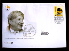 BRD 2017 FDC Stadtbahn Stuttgart, Herbert Lindinger, Eisenbahn-Sonderstempel