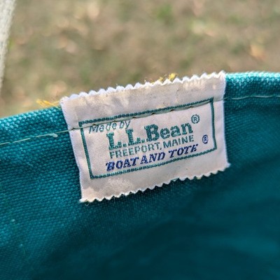 LLbean トートバッグ XLarge turquoise ビンテージ】【L.L.bean】【L.L.ビーン】【ターコイズx水色