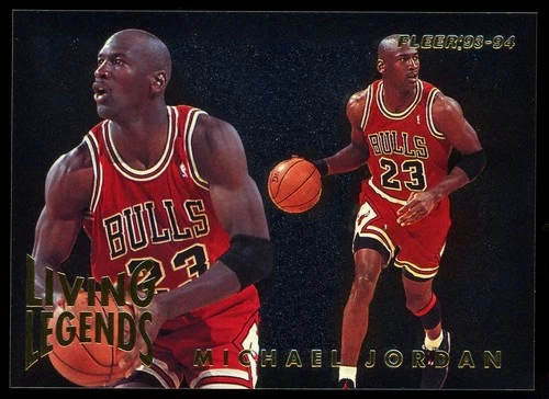 Michael Jordan 1993-94 Fleer Living Legends Insert 4 Rare SP BULLS HOF