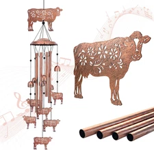 Cow Wind Chimes for Outside,Cow Gifts for Women/Men/Sympathy/Memorial/Festival B
