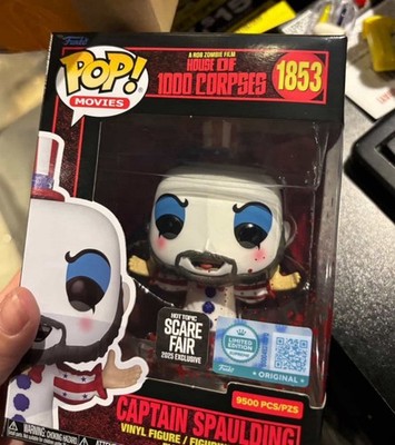 FUNKO POP CAPTAIN SPAULDING 希少品 Funko Pop Captain Spaulding Scare Fair Exclusive LE 9500 +